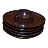 4 plastic egg cups by Arthur Douglas - 1960