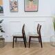 2 minimalist vintage Scandinavian chairs