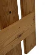 Vintage pine coat rack, 1970s minimalist design