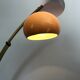 Arc floor lamp gilded stretch 70s
