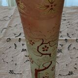 Vase en verre émaillé ancien