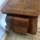 1930s Art Deco side table in marquetry walnut