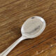 12 silver metal ice spoons, Ercuis