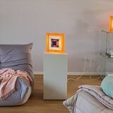 1 of 2 Bent Karlby Kvadrille wall table lamp for Lyfa, Denmark 1960s