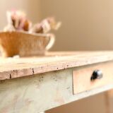 Weathered farm table