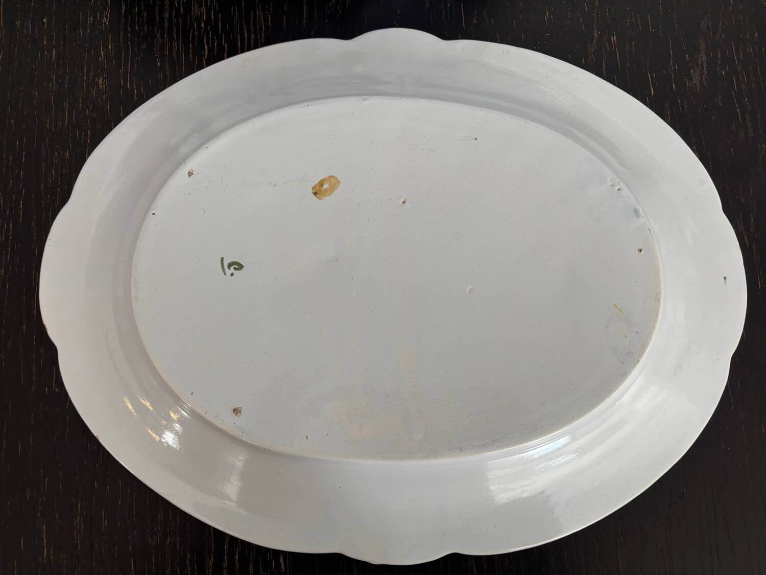 Moustiers Lallier set: soup tureen and matching 40cm dish