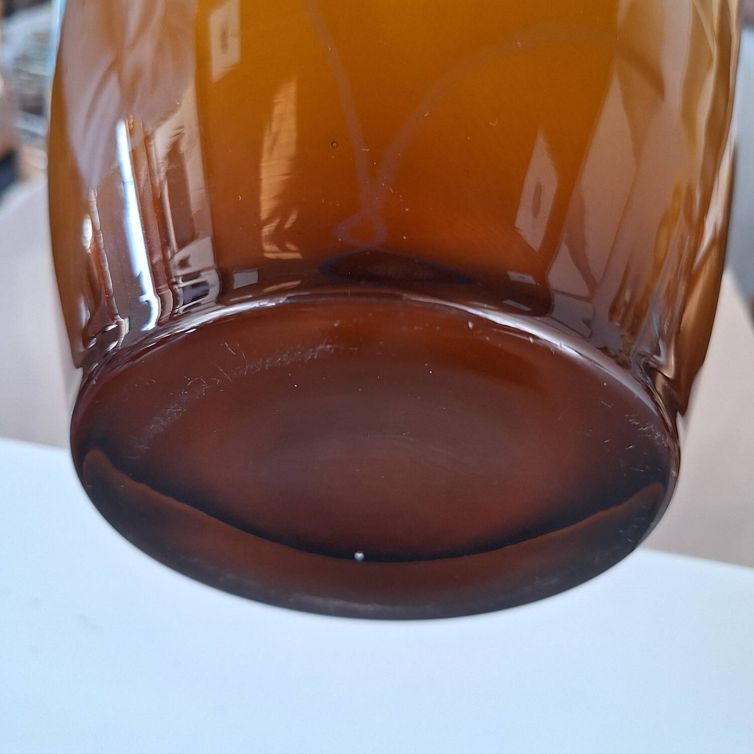 Pair of large Murano vases from the 1960s.