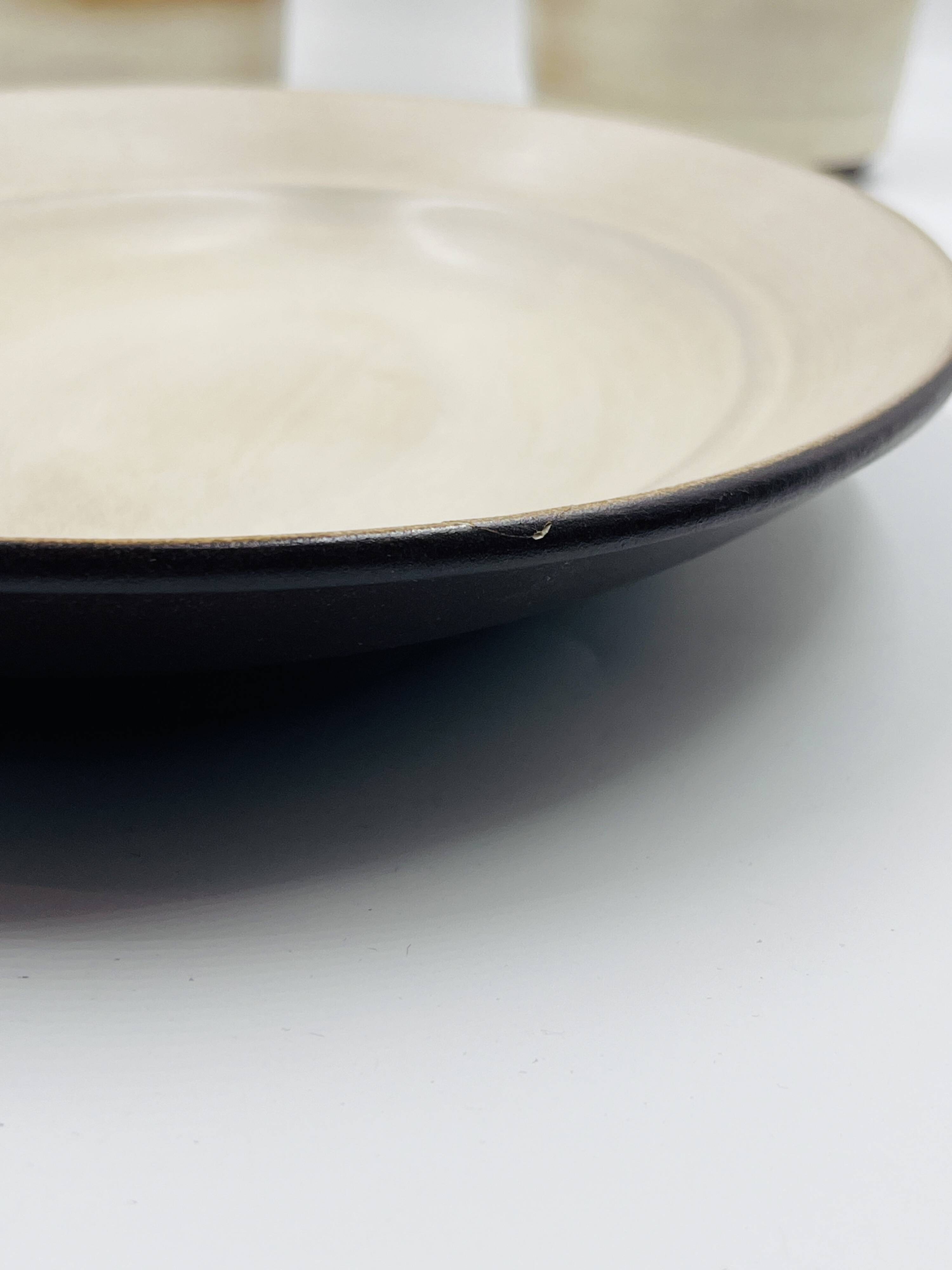 Vintage tableware service from West Germany from the 1970s.