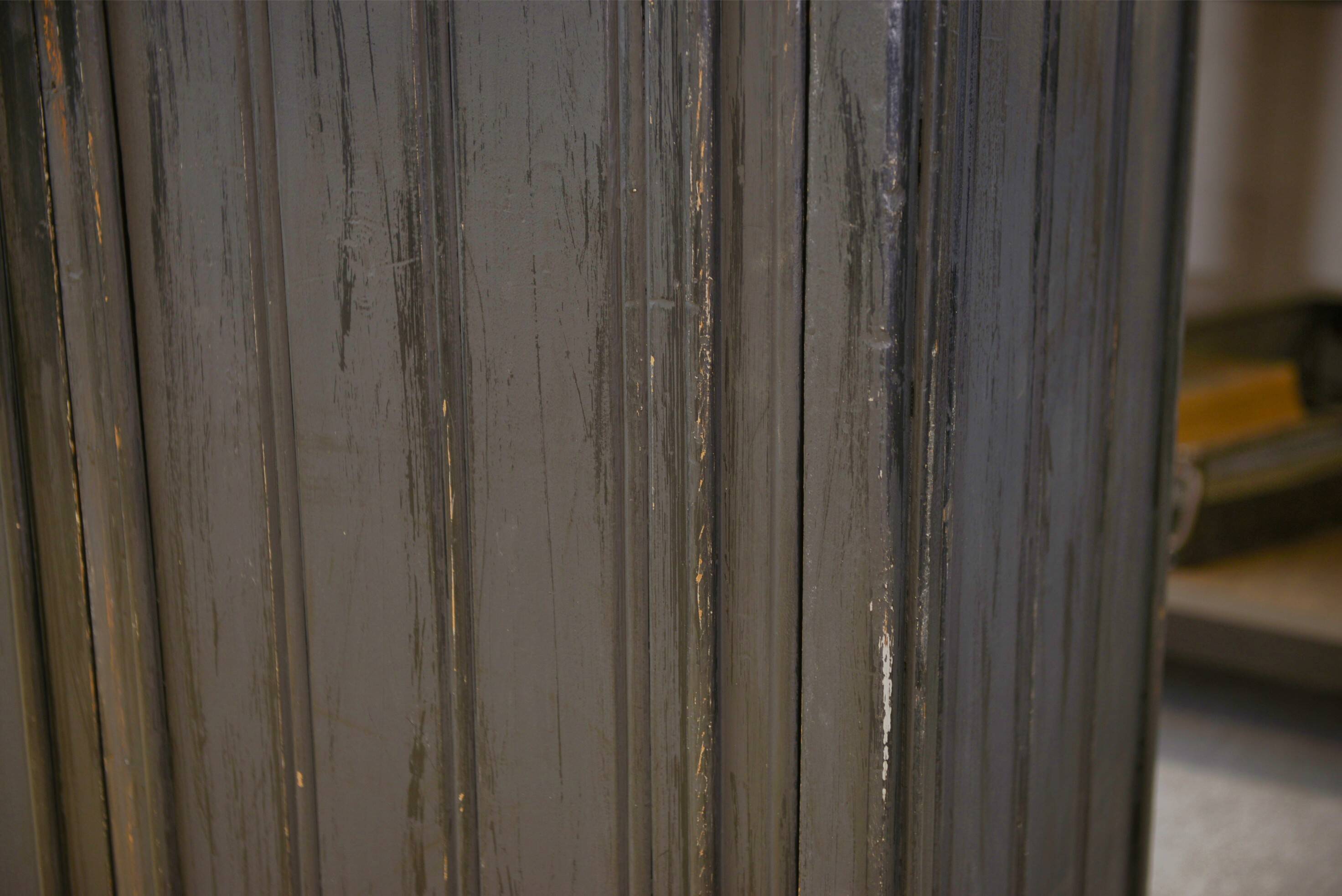 Distressed wardrobe from the 1950s.