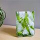 Vase en verre vert portugais de Marinha Grande