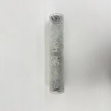 Applique murale en verre glacé vintage, années 1970