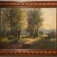 Painting, Landscape, Lyon School, mid-20th century