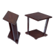 Pair of art deco harnesses, end tables, diamond side tables, 1930