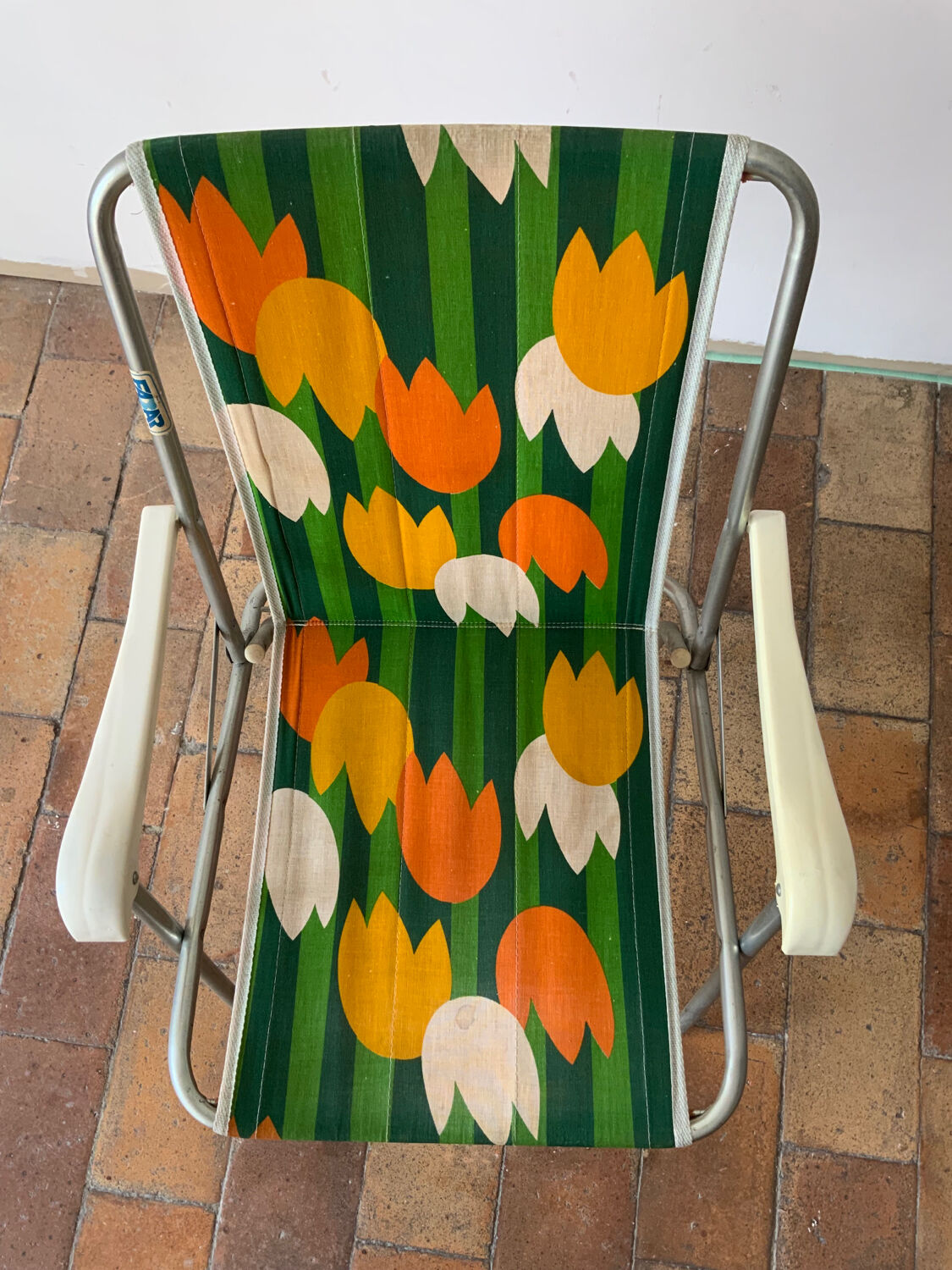 Vintage camping armchair