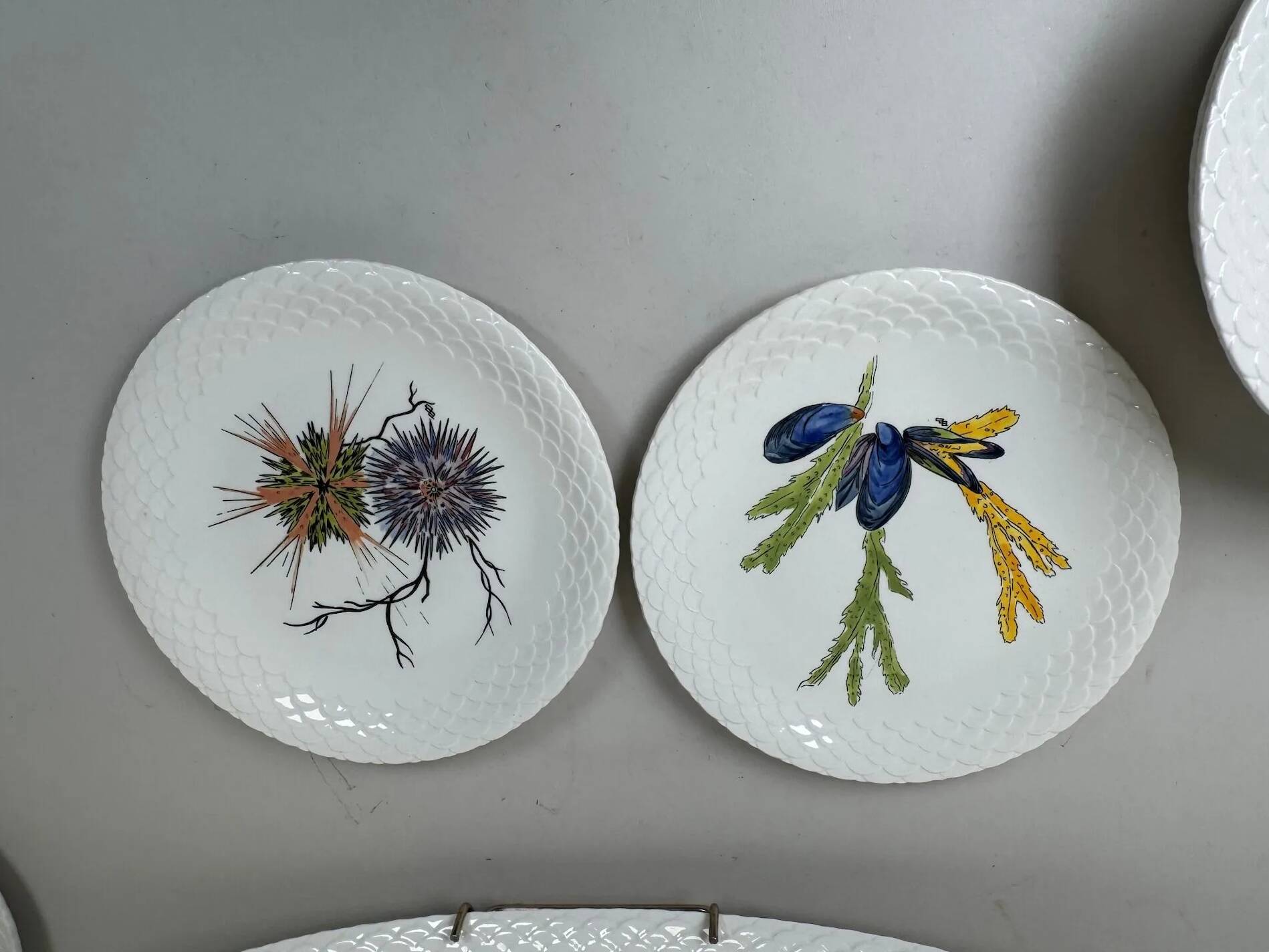 Gien Service de table modèle "Grands Crustacés"