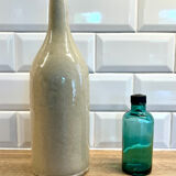 Petit flacon vintage bleu dark turquoise