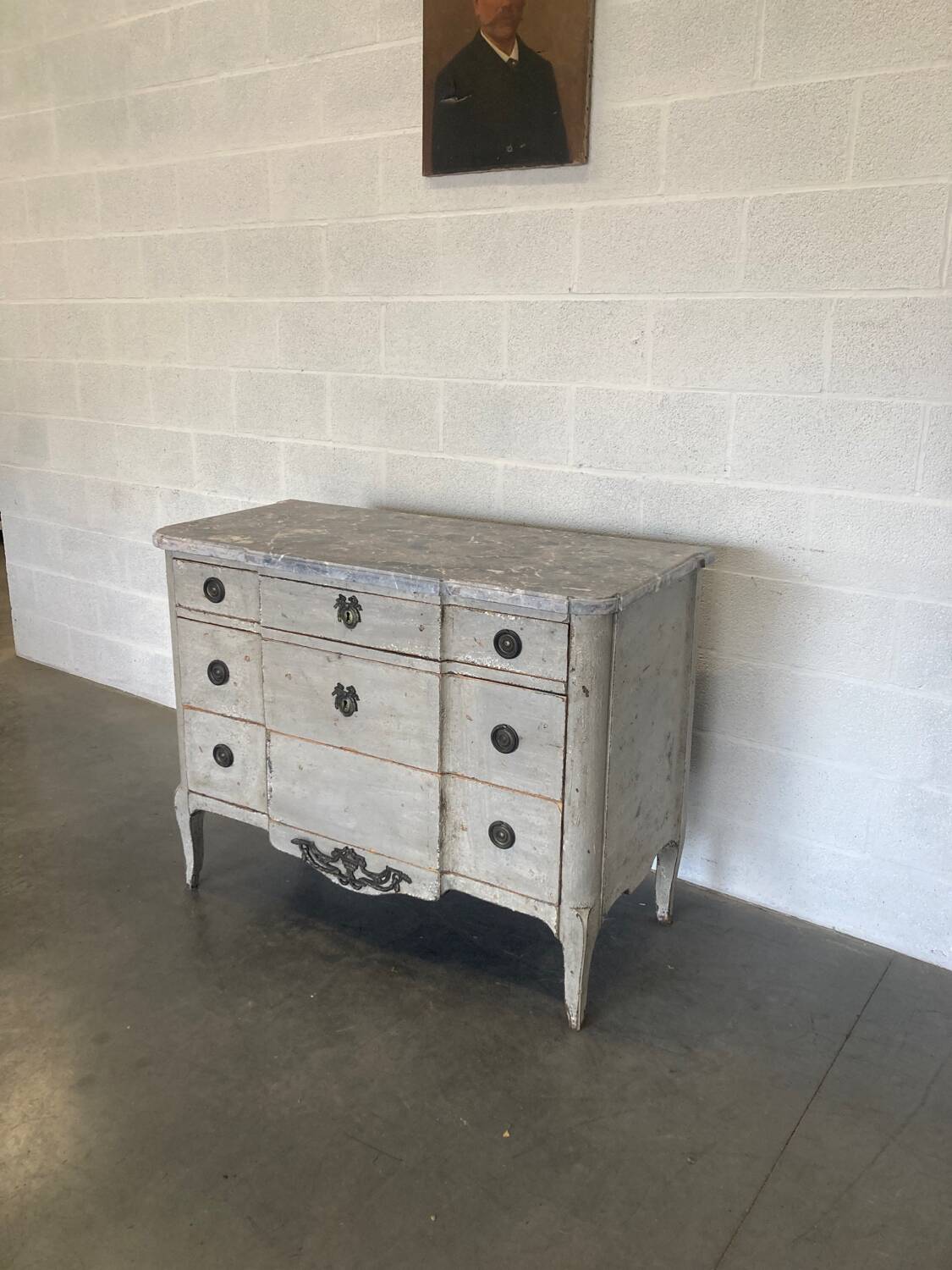 Old Louis XVI style chest of drawers