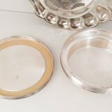 Coquillor-Ice Silver Butter Dish