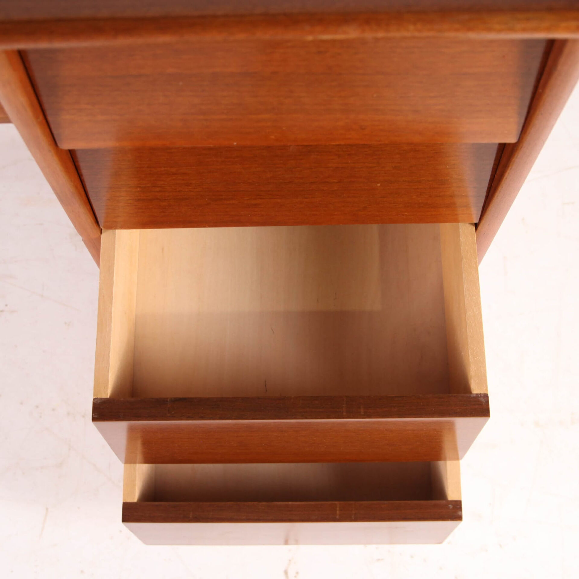 Teak and rosewood desk