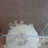 Plat a tarte en verre