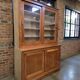 Vintage industrial wooden display cabinet / cupboard / laboratory cabinet
