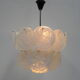 Frosted ice hanging lamp with 18 plastic discs