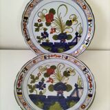 Rare duo d’assiettes italiennes en faïence – CACF Faenza