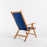 Italian foldable chaise longue by Fratelli Reguitti 1960