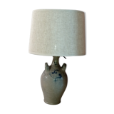 Old stoneware jar lamp