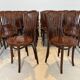 Set of 40 bentwood bistro chairs – Thonet style – Acajou finish