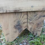 Petite table d'appoint ancienne en bois