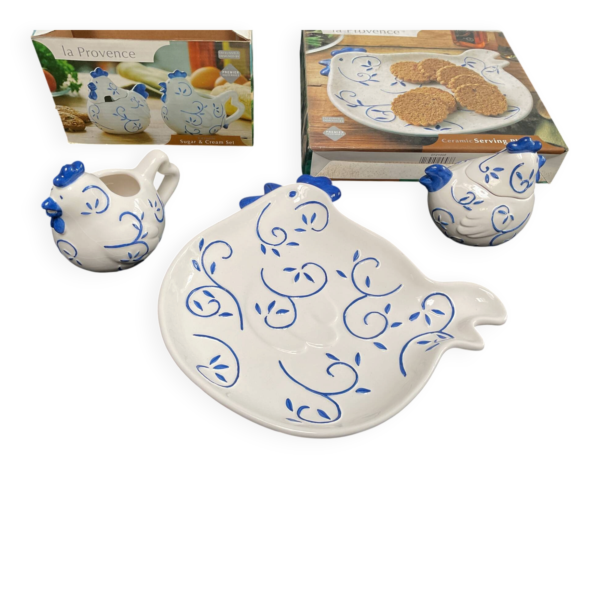 Sugar bowl and cream jug set