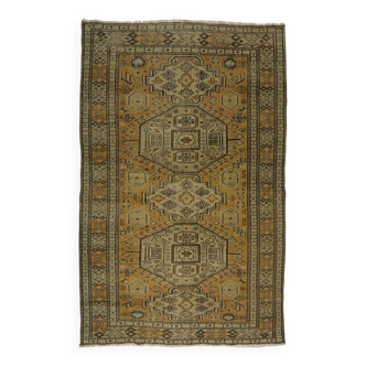 Tapis vintage turc unique tissé à la main - charme rustique vintage 267 x 173