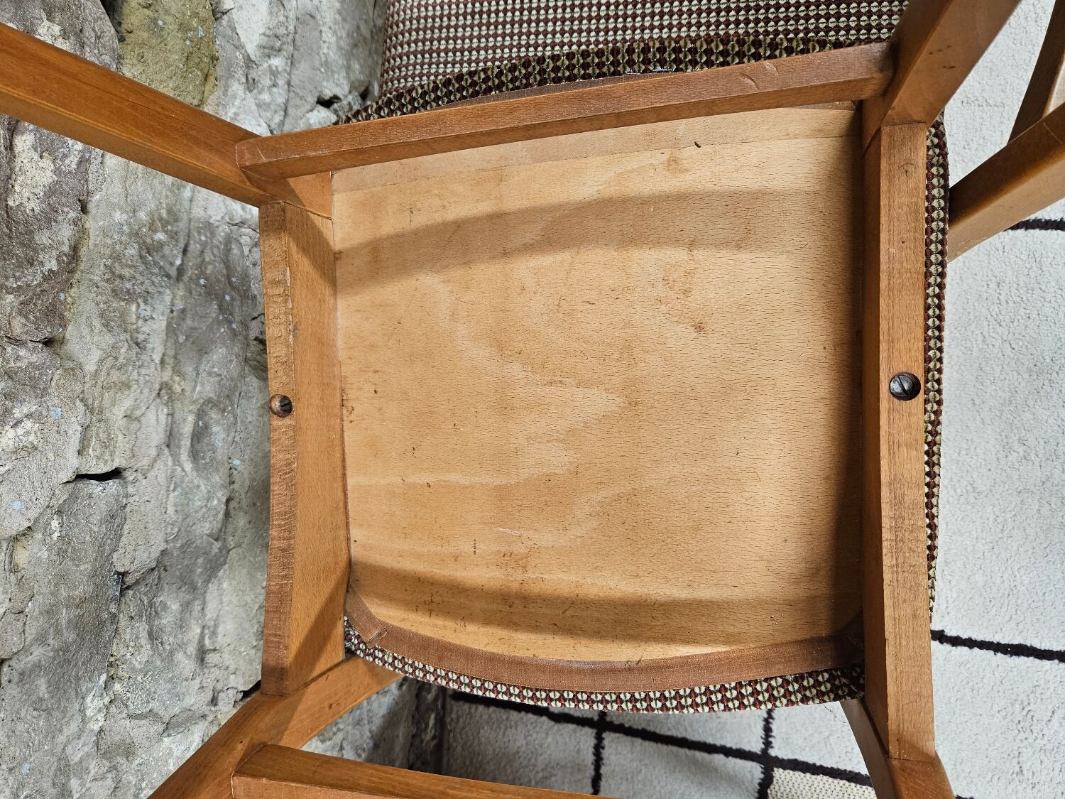 Set of 4 vintage Scandinavian style chairs