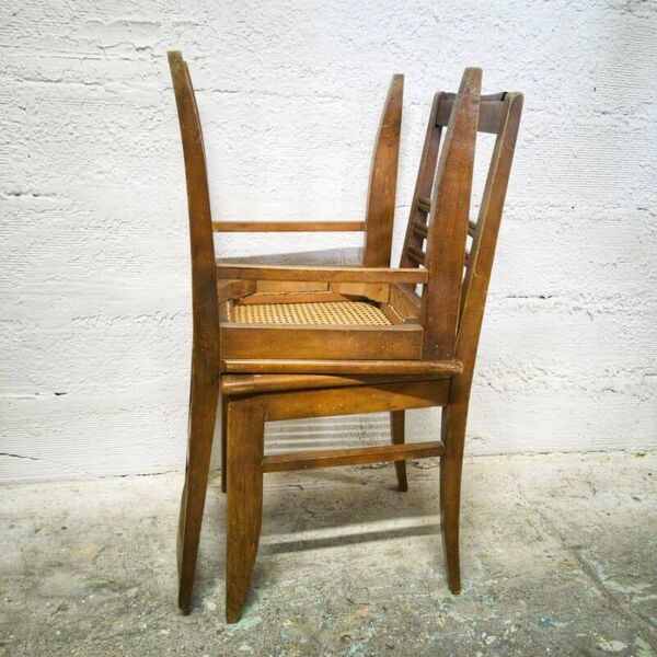 Paire de chaises vintage années 50