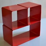 Modular bookcase made up of 3 boxes