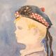 Portrait Enfant écossais 1932 Cadre