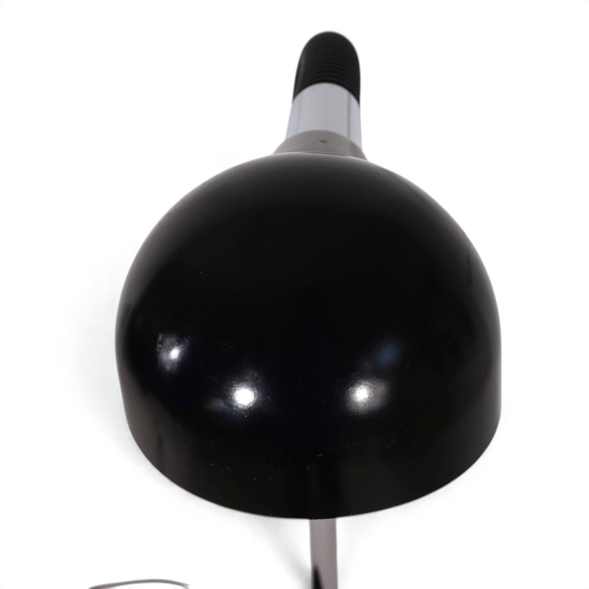 Lampadaire chrome avec col de cygne flexible, 1970