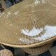 Salon de jardin rotin vintage