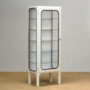 Cabinet médical en verre et fer, années 1970