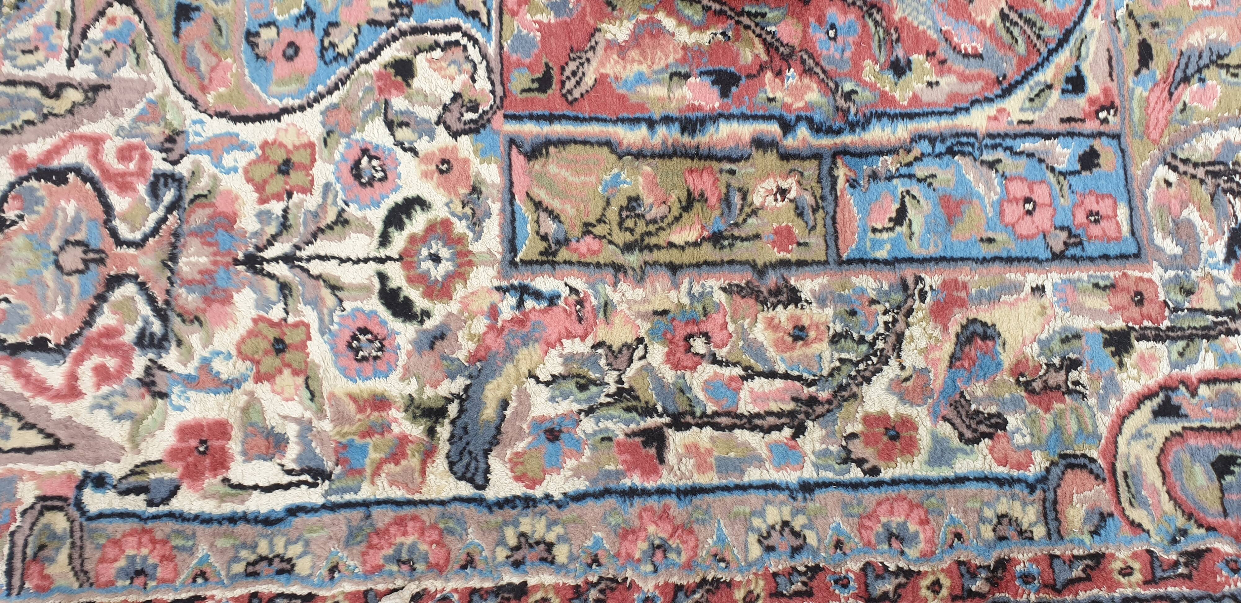 Tapis d'Orient laine de soie