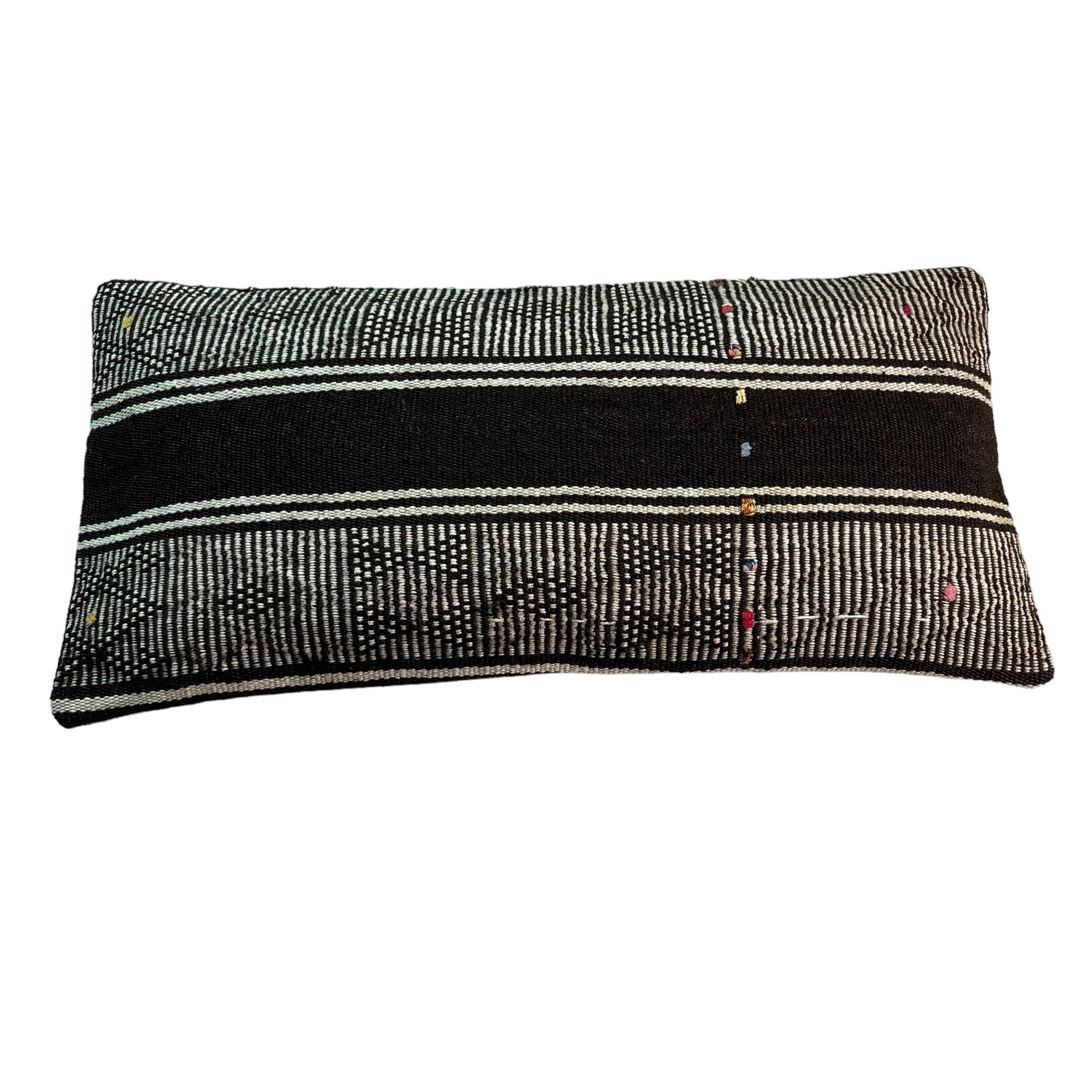 HOUSSE DE COUSSIN KILIM TURC VINTAGE, 30 X 60 CM