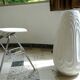 Large porcelain floor vase with relief by H&C Heinrich, West-Germany 1960s