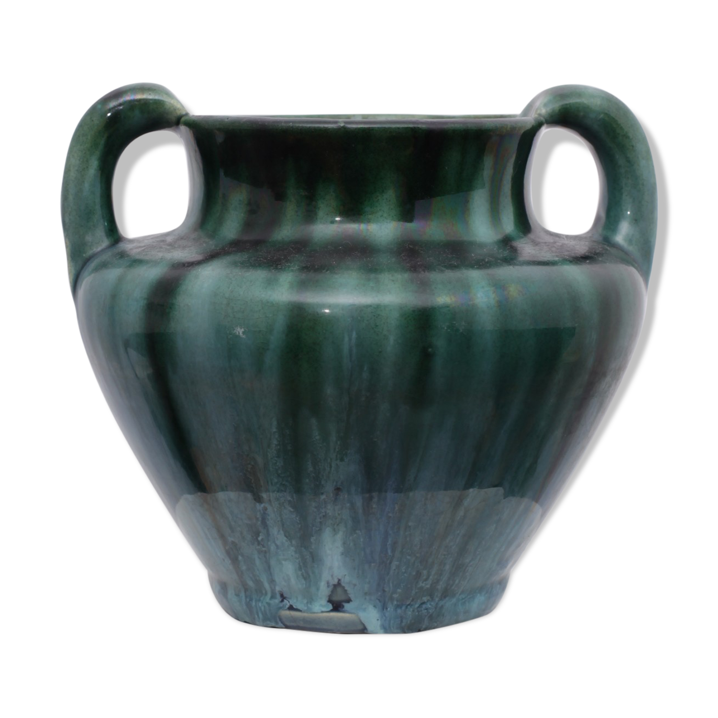 Green sandstone pot vase