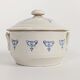 Set of 2 vintage ceramic terrines from Saint-Uze, Art Deco.