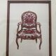 Pair of frames, tapestry
