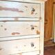 Patinated chest of drawers