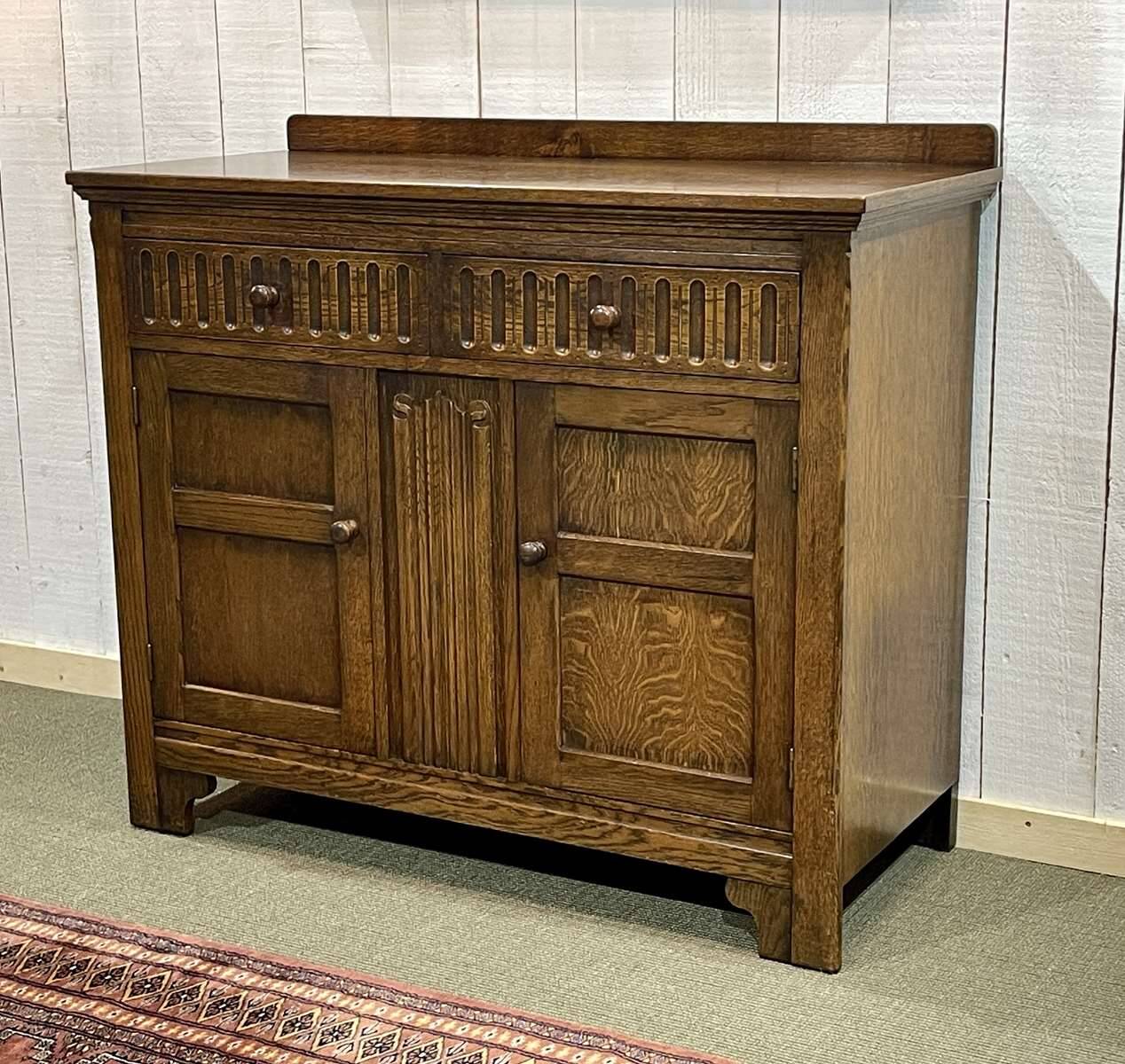 English oak sideboard from the 1950s