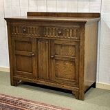 1950s English oak sideboard