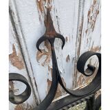Wrought iron mirror